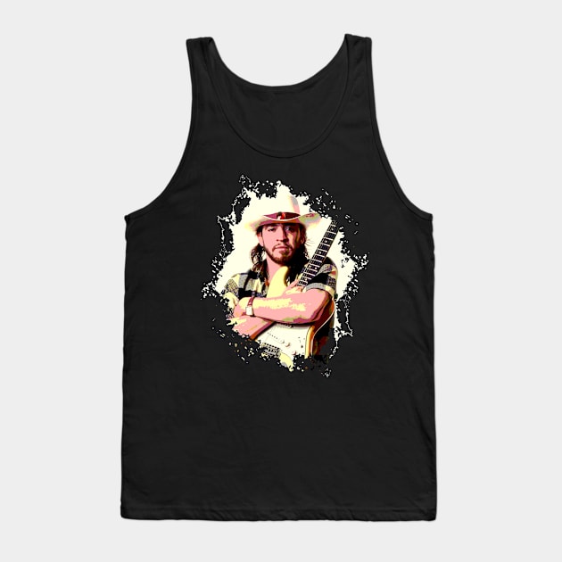 Stevie Ray Vaughan Tank Top by FELICIA SNOW